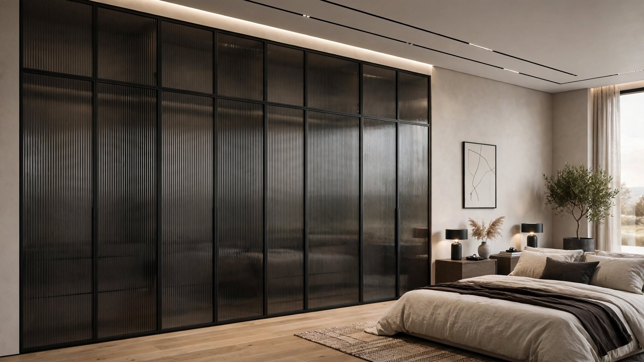 Tinted Profile Glass Wardrobes